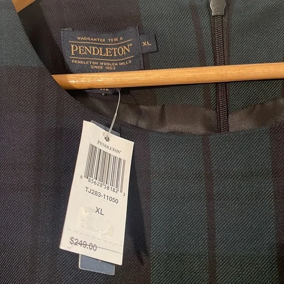 NWT Beautiful Vintage Pendleton Tartan Dress - Picture 3 of 4